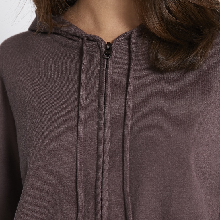 Knit zip hoodie "Jennifer"
